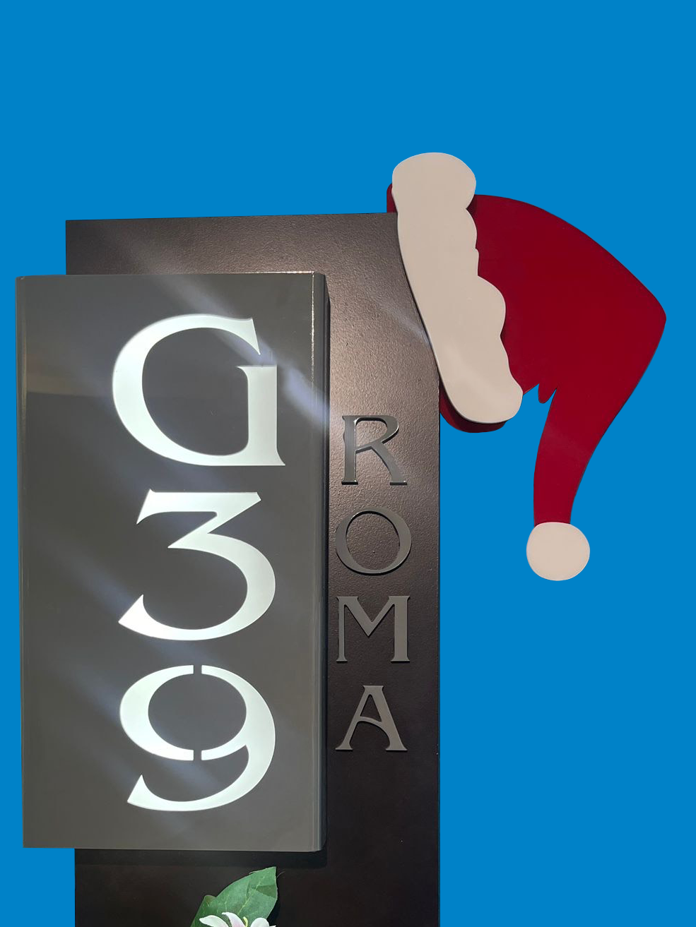 Adorno Sombrero de Santa