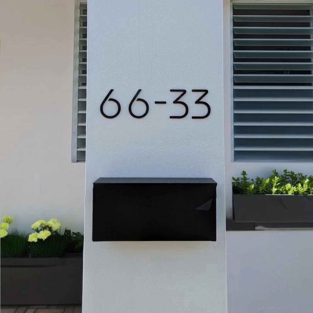 Floating House Numbers